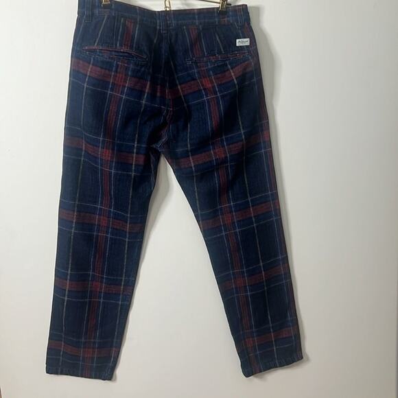 THE HUNDREDS PLAID MEN DEMIN PANTS SIZE 32 - Picture 2 of 11
